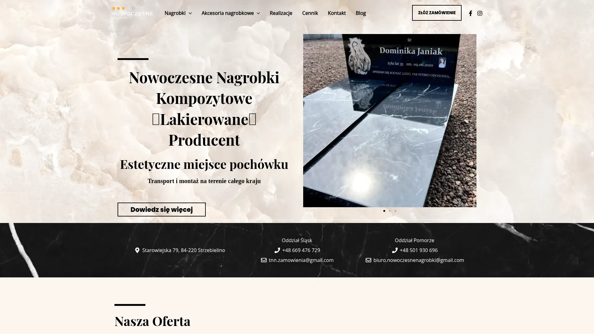 nowoczesnenagrobki.eu