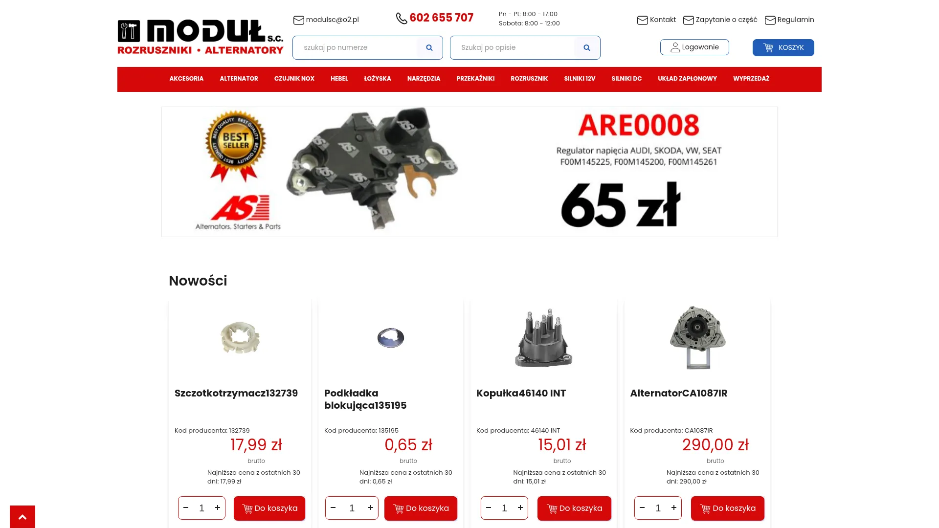 www.rozrusznik-alternator.pl